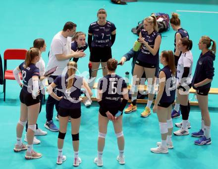 Volleyball. WVL. ATSC Wildcats Klagenfurt gegen Linz/Steg.  Trainer Andrej Flajs   (Wildcats). Klagenfurt, am 12.2.2024.
Foto: Kuess
---
pressefotos, pressefotografie, kuess, qs, qspictures, sport, bild, bilder, bilddatenbank