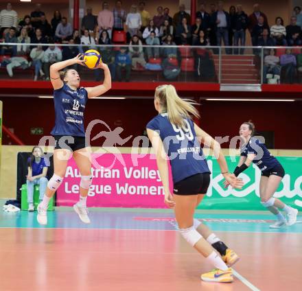 Volleyball. WVL. ATSC Wildcats Klagenfurt gegen Linz/Steg.   Nicole Leonie HOLZINGER (Wildcats). Klagenfurt, am 12.2.2024.
Foto: Kuess
---
pressefotos, pressefotografie, kuess, qs, qspictures, sport, bild, bilder, bilddatenbank