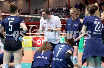 Volleyball. WVL. ATSC Wildcats Klagenfurt gegen Linz/Steg.  Trainer Andrej Flajs   (Wildcats). Klagenfurt, am 12.2.2024.
Foto: Kuess
---
pressefotos, pressefotografie, kuess, qs, qspictures, sport, bild, bilder, bilddatenbank