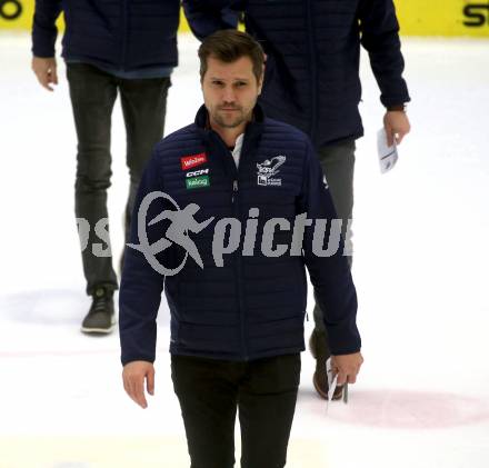 EBEL. Eishockey Bundesliga. EC VSV gegen HC TIWAG Innsbruck. Trainer Marcel Rodman  (VSV). Villach, am 21.2.2024.
Foto: Kuess
www.qspictures.net
---
pressefotos, pressefotografie, kuess, qs, qspictures, sport, bild, bilder, bilddatenbank