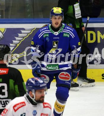 EBEL. Eishockey Bundesliga. EC VSV gegen HC TIWAG Innsbruck.  Dylan Macpherson (VSV). Villach, am 21.2.2024.
Foto: Kuess
www.qspictures.net
---
pressefotos, pressefotografie, kuess, qs, qspictures, sport, bild, bilder, bilddatenbank