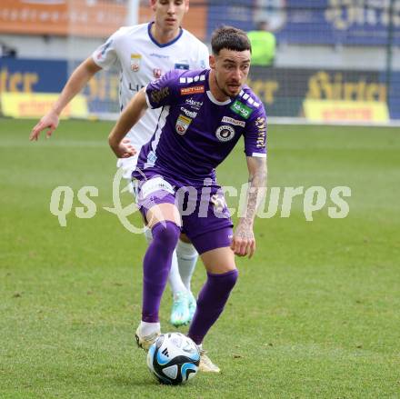 Fussball Bundesliga. SK Austria Klagenfurt gegen FC Blau Weiss Linz.  Sinan Karweina, (Klagenfurt).  Klagenfurt, am 25.2.2024.
Foto: Kuess
www.qspictures.net
---
pressefotos, pressefotografie, kuess, qs, qspictures, sport, bild, bilder, bilddatenbank