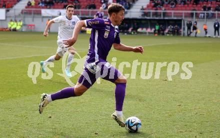 Fussball Bundesliga. SK Austria Klagenfurt gegen FC Blau Weiss Linz. Christopher Wernitznig  (Klagenfurt).  Klagenfurt, am 25.2.2024.
Foto: Kuess
www.qspictures.net
---
pressefotos, pressefotografie, kuess, qs, qspictures, sport, bild, bilder, bilddatenbank