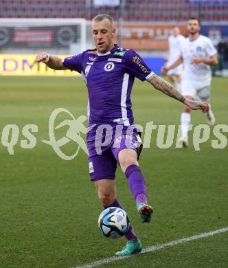 Fussball Bundesliga. SK Austria Klagenfurt gegen FC Blau Weiss Linz.  Florian Jaritz (Klagenfurt).  Klagenfurt, am 25.2.2024.
Foto: Kuess
www.qspictures.net
---
pressefotos, pressefotografie, kuess, qs, qspictures, sport, bild, bilder, bilddatenbank