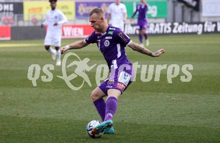 Fussball Bundesliga. SK Austria Klagenfurt gegen FC Blau Weiss Linz.  Florian Jaritz (Klagenfurt).  Klagenfurt, am 25.2.2024.
Foto: Kuess
www.qspictures.net
---
pressefotos, pressefotografie, kuess, qs, qspictures, sport, bild, bilder, bilddatenbank