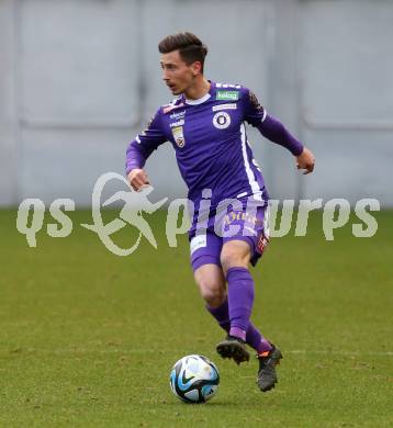 Fussball Bundesliga. SK Austria Klagenfurt gegen FC Blau Weiss Linz.  Till Schumacher (Klagenfurt).  Klagenfurt, am 25.2.2024.
Foto: Kuess
www.qspictures.net
---
pressefotos, pressefotografie, kuess, qs, qspictures, sport, bild, bilder, bilddatenbank