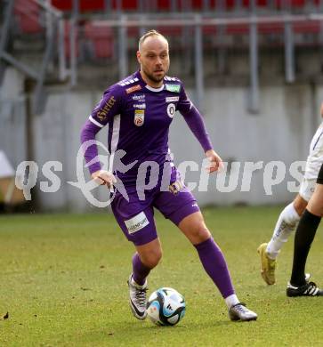 Fussball Bundesliga. SK Austria Klagenfurt gegen FC Blau Weiss Linz. Rico Benatelli  (Klagenfurt).  Klagenfurt, am 25.2.2024.
Foto: Kuess
www.qspictures.net
---
pressefotos, pressefotografie, kuess, qs, qspictures, sport, bild, bilder, bilddatenbank