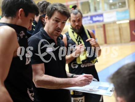 Basketball 2. Liga 2023/2024. Playoffs. VF-031.  Woerthersee Piraten gegen Guessing Blackbirds.  Trainer Daniel Muellner  (Guessing). Klagenfurt, am 2.3.2024.
Foto: Kuess

---
pressefotos, pressefotografie, kuess, qs, qspictures, sport, bild, bilder, bilddatenbank