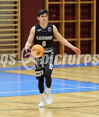 Basketball 2. Liga 2023/2024. Playoffs. VF-031.  Woerthersee Piraten gegen Guessing Blackbirds.   Bernhard Koch (Guessing). Klagenfurt, am 2.3.2024.
Foto: Kuess

---
pressefotos, pressefotografie, kuess, qs, qspictures, sport, bild, bilder, bilddatenbank