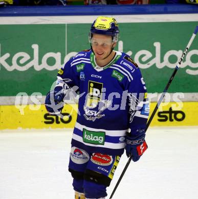 EBEL. Eishockey Bundesliga. EC VSV gegen HCB Suedtirol Alperia.  Torjubel Blaz Tomazevic (VSV). Villach, am 9.3.2024.
Foto: Kuess
www.qspictures.net
---
pressefotos, pressefotografie, kuess, qs, qspictures, sport, bild, bilder, bilddatenbank