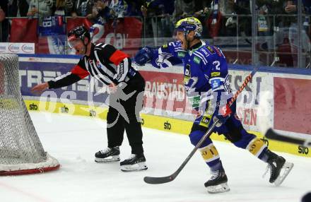 EBEL. Eishockey Bundesliga. EC VSV gegen HCB Suedtirol Alperia.  Torjubel John Hughes (VSV). Villach, am 9.3.2024.
Foto: Kuess
www.qspictures.net
---
pressefotos, pressefotografie, kuess, qs, qspictures, sport, bild, bilder, bilddatenbank