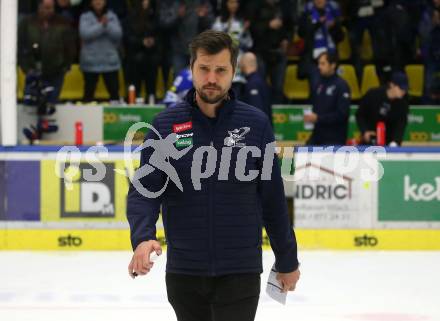 EBEL. Eishockey Bundesliga. EC VSV gegen HCB Suedtirol Alperia.  Trainer Marcel Rodman (VSV). Villach, am 9.3.2024.
Foto: Kuess
www.qspictures.net
---
pressefotos, pressefotografie, kuess, qs, qspictures, sport, bild, bilder, bilddatenbank