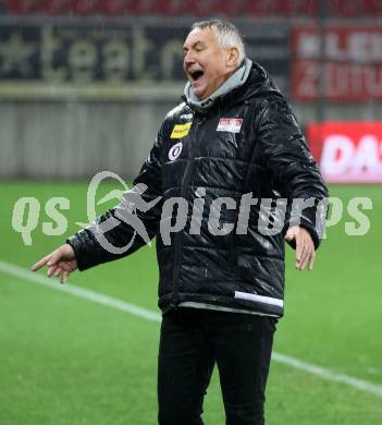 Fussball Bundesliga. SK Austria Klagenfurt gegen Rapid Wien.  Jubel Trainer Peter Pacult (Klagenfurt). Klagenfurt, am 10.3.2024.
Foto: Kuess
www.qspictures.net
---
pressefotos, pressefotografie, kuess, qs, qspictures, sport, bild, bilder, bilddatenbank