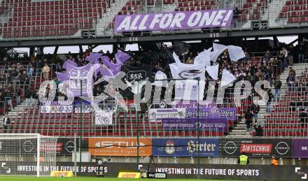 Fussball Bundesliga. SK Austria Klagenfurt gegen Rapid Wien.  Fans (Klagenfurt). Klagenfurt, am 10.3.2024.
Foto: Kuess
www.qspictures.net
---
pressefotos, pressefotografie, kuess, qs, qspictures, sport, bild, bilder, bilddatenbank