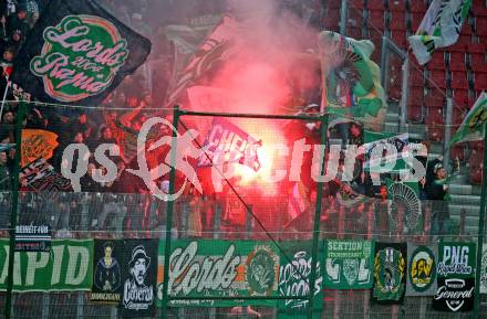 Fussball Bundesliga. SK Austria Klagenfurt gegen Rapid Wien.  Fans (Rapid).  Klagenfurt, am 10.3.2024.
Foto: Kuess
www.qspictures.net
---
pressefotos, pressefotografie, kuess, qs, qspictures, sport, bild, bilder, bilddatenbank