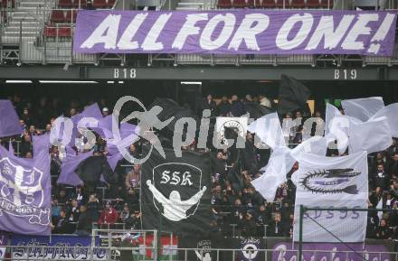 Fussball. Bundesliga. SK Austria Klagenfurt gegen Rapid  Wien.    Fans (Austria Klagenfurt). . Klagenfurt, 10.3.2024.
Foto: Kuess
---
pressefotos, pressefotografie, kuess, qs, qspictures, sport, bild, bilder, bilddatenbank