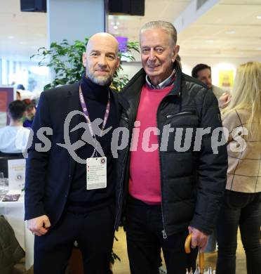 Fussball Bundesliga. SK Austria Klagenfurt gegen Rapid Wien.  Guenther Gorenzel, Walter Ludescher. Klagenfurt, am 10.3.2024.
Foto: Kuess
www.qspictures.net
---
pressefotos, pressefotografie, kuess, qs, qspictures, sport, bild, bilder, bilddatenbank