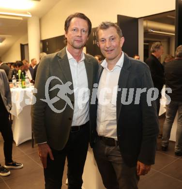 Fussball. Jahreshauptversammlung Kaerntner Fussballverband... Peter Schoettel, Walter Kogler.  Klagenfurt, am 15.3.2024.
Foto: Kuess
---
pressefotos, pressefotografie, kuess, qs, qspictures, sport, bild, bilder, bilddatenbank