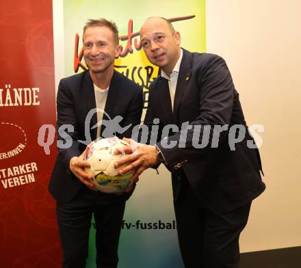 Fussball. Jahreshauptversammlung Kaerntner Fussballverband...Klaus Mitterdorfer, Martin Mutz Klagenfurt, am 15.3.2024.
Foto: Kuess
---
pressefotos, pressefotografie, kuess, qs, qspictures, sport, bild, bilder, bilddatenbank