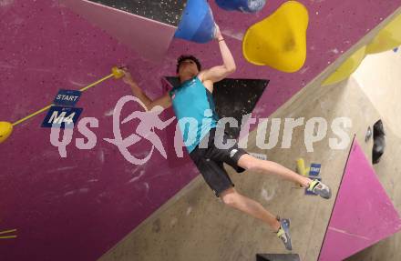 Klettern. Bouldern. Oesterreichische Meisterschaft. Timo Uznik. KLagenfurt, am 17.3.2024.
Foto: Kuess
www.qspictures.net
---
pressefotos, pressefotografie, kuess, qs, qspictures, sport, bild, bilder, bilddatenbank