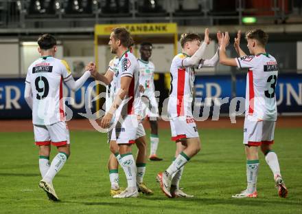 Fussball Regionalliga. WAC Amateure gegen Wallern.   Torjubel (WAC).
Wolfsberg, am 22.3.2024.
Foto: Kuess
www.qspictures.net
---
pressefotos, pressefotografie, kuess, qs, qspictures, sport, bild, bilder, bilddatenbank