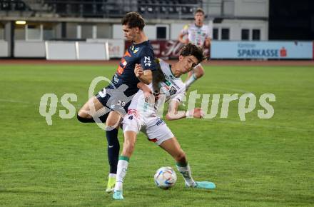 Fussball Regionalliga. WAC Amateure gegen Wallern.  Marcel Fritzer  (WAC),  Mehmet Ibrahimi  (Wallern). Wolfsberg, am 22.3.2024.
Foto: Kuess
www.qspictures.net
---
pressefotos, pressefotografie, kuess, qs, qspictures, sport, bild, bilder, bilddatenbank