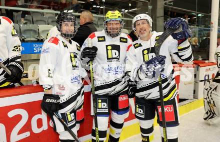 Eishockey. Promispiel. Klagenfurt gegen Villach.  Sophia Volgger, Otto Konrad, Dany Bousquet. KLagenfurt, am 27.4.2024.
Foto: Kuess
www.qspictures.net
---
pressefotos, pressefotografie, kuess, qs, qspictures, sport, bild, bilder, bilddatenbank