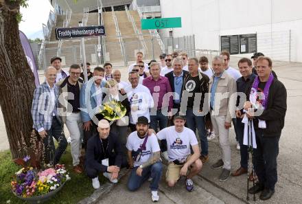 Fussball. SK Austria Klagenfurt. Einweihung Freddy-Hohenberger-Platz.  . Klagenfurt, 5.5.2024.
Foto: Kuess
www.qspictures.net
---
pressefotos, pressefotografie, kuess, qs, qspictures, sport, bild, bilder, bilddatenbank