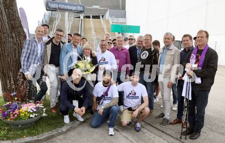 Fussball. SK Austria Klagenfurt. Einweihung Freddy-Hohenberger-Platz.  . Klagenfurt, 5.5.2024.
Foto: Kuess
www.qspictures.net
---
pressefotos, pressefotografie, kuess, qs, qspictures, sport, bild, bilder, bilddatenbank