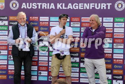 Fussball. SK Austria Klagenfurt. Einweihung Freddy-Hohenberger-Platz. Willy Haslitzer, Helmut Koenig . Klagenfurt, 5.5.2024.
Foto: Kuess
www.qspictures.net
---
pressefotos, pressefotografie, kuess, qs, qspictures, sport, bild, bilder, bilddatenbank