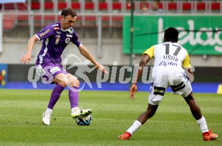 Fussball Bundesliga. SK Austria Klagenfurt gegen LASK.  Andrew Irving, (Klagenfurt).  Klagenfurt, am 5.5.2024.
Foto: Kuess
www.qspictures.net
---
pressefotos, pressefotografie, kuess, qs, qspictures, sport, bild, bilder, bilddatenbank