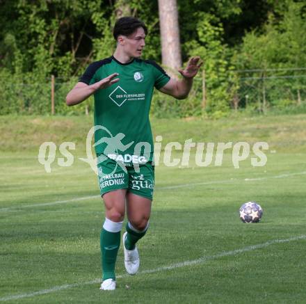 Fussball. Kaerntner Liga. Ferlach Atus gegen Lendorf.  Torjubel Sandro Christoph Morgenstern (Lendorf).  Ferlach, 11.5.2024.
Foto: Kuess
www.qspictures.net
---
pressefotos, pressefotografie, kuess, qs, qspictures, sport, bild, bilder, bilddatenbank