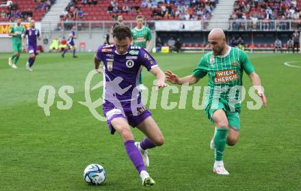 Fussball Bundesliga. SK Austria Klagenfurt gegen SK Rapid Wien.   Andrew Irving,  (Klagenfurt),    Lukas Grgic (Rapid).  Klagenfurt, am 12.5.2024.
Foto: Kuess
www.qspictures.net
---
pressefotos, pressefotografie, kuess, qs, qspictures, sport, bild, bilder, bilddatenbank