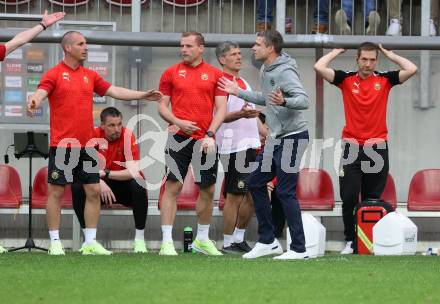 Fussball Bundesliga. SK Austria Klagenfurt gegen SK Rapid Wien.    Trainer Robert Klauss  (Rapid).  Klagenfurt, am 12.5.2024.
Foto: Kuess
www.qspictures.net
---
pressefotos, pressefotografie, kuess, qs, qspictures, sport, bild, bilder, bilddatenbank