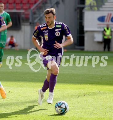 Fussball Bundesliga. SK Austria Klagenfurt gegen SK Rapid Wien.   Andrew Irving  (Klagenfurt).  Klagenfurt, am 12.5.2024.
Foto: Kuess
www.qspictures.net
---
pressefotos, pressefotografie, kuess, qs, qspictures, sport, bild, bilder, bilddatenbank