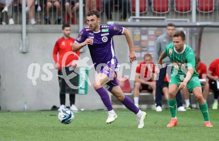 Fussball Bundesliga. SK Austria Klagenfurt gegen SK Rapid Wien.   Andrew Irving  (Klagenfurt).  Klagenfurt, am 12.5.2024.
Foto: Kuess
www.qspictures.net
---
pressefotos, pressefotografie, kuess, qs, qspictures, sport, bild, bilder, bilddatenbank