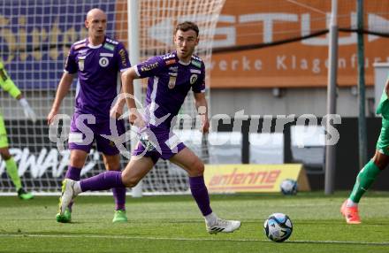 Fussball Bundesliga. SK Austria Klagenfurt gegen SK Rapid Wien.    Andrew Irving (Klagenfurt),    Klagenfurt, am 12.5.2024.
Foto: Kuess
www.qspictures.net
---
pressefotos, pressefotografie, kuess, qs, qspictures, sport, bild, bilder, bilddatenbank