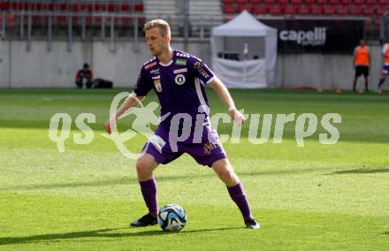 Fussball Bundesliga. SK Austria Klagenfurt gegen SK Rapid Wien.   Christopher Cvetko  (Klagenfurt).  Klagenfurt, am 12.5.2024.
Foto: Kuess
www.qspictures.net
---
pressefotos, pressefotografie, kuess, qs, qspictures, sport, bild, bilder, bilddatenbank