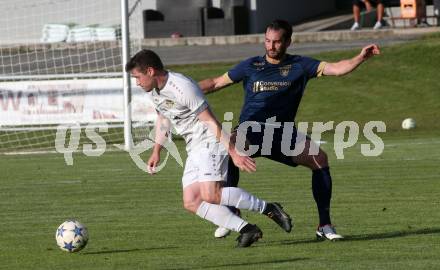 Fussball. KFV Cup. Koettmannsdorf gegen Grafenstein.  Nace Erzen  (Koettmannsdorf),  Marco Mueller  (Grafenstein). Koettmannsdorf, am 4.6.2024.
Foto: Kuess
www.qspictures.net
---
pressefotos, pressefotografie, kuess, qs, qspictures, sport, bild, bilder, bilddatenbank