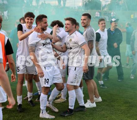 Fussball. KFV Cup. Koettmannsdorf gegen Grafenstein.  Jubel  (Koettmannsdorf). Koettmannsdorf, am 4.6.2024.
Foto: Kuess
www.qspictures.net
---
pressefotos, pressefotografie, kuess, qs, qspictures, sport, bild, bilder, bilddatenbank