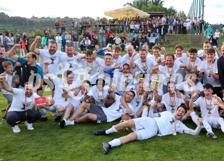 Fussball. KFV Cup. Koettmannsdorf gegen Grafenstein.   Jubel   (Koettmannsdorf). Koettmannsdorf, am 4.6.2024.
Foto: Kuess
www.qspictures.net
---
pressefotos, pressefotografie, kuess, qs, qspictures, sport, bild, bilder, bilddatenbank