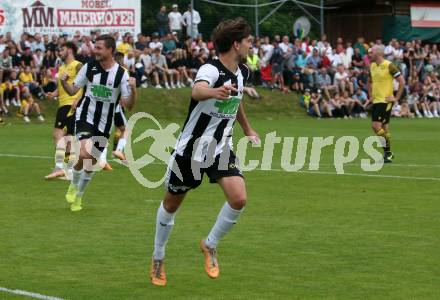 Fussball 1. Klasse C. Ludmannsdorf gegen Oberglan..  Torjubel Markus Partl,  (Ludmannsdorf). Ludmannsdorf, am 9.6.2024.
Foto: Kuess
www.qspictures.net
---
pressefotos, pressefotografie, kuess, qs, qspictures, sport, bild, bilder, bilddatenbank