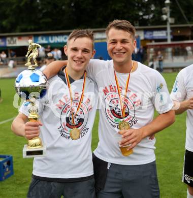 Fussball 1. Klasse C. Ludmannsdorf gegen Oberglan.. Meisterjubel   (Ludmannsdorf). Ludmannsdorf, am 9.6.2024.
Foto: Kuess
www.qspictures.net
---
pressefotos, pressefotografie, kuess, qs, qspictures, sport, bild, bilder, bilddatenbank