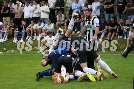 Fussball 1. Klasse C. Ludmannsdorf gegen Oberglan..  Torjubel  (Ludmannsdorf). Ludmannsdorf, am 9.6.2024.
Foto: Kuess
www.qspictures.net
---
pressefotos, pressefotografie, kuess, qs, qspictures, sport, bild, bilder, bilddatenbank