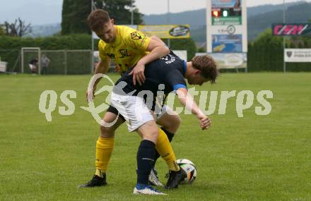 Fussball 1. Klasse D. Bad St. Leonhard gegen Eitweg .  Tobias Steinkellner (Bad St. Leonhard),   Lukas Guenther Riedl (Eitweg ). St. Bad St. Leonhard, am 8.6.2024.
Foto: Kuess
www.qspictures.net
---
pressefotos, pressefotografie, kuess, qs, qspictures, sport, bild, bilder, bilddatenbank