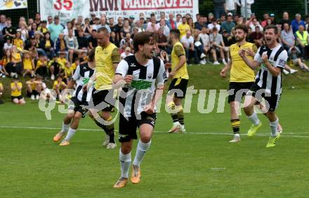 Fussball 1. Klasse C. Ludmannsdorf gegen Oberglan.. Torjubel Markus Partl,   (Ludmannsdorf). Ludmannsdorf, am 9.6.2024.
Foto: Kuess
www.qspictures.net
---
pressefotos, pressefotografie, kuess, qs, qspictures, sport, bild, bilder, bilddatenbank