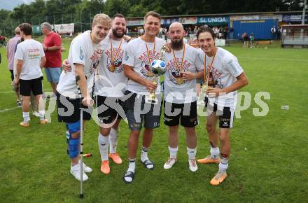 Fussball 1. Klasse C. Ludmannsdorf gegen Oberglan.. Meisterjubel   (Ludmannsdorf). Ludmannsdorf, am 9.6.2024.
Foto: Kuess
www.qspictures.net
---
pressefotos, pressefotografie, kuess, qs, qspictures, sport, bild, bilder, bilddatenbank