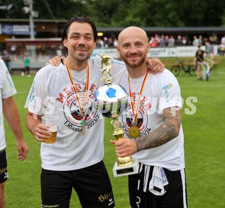 Fussball 1. Klasse C. Ludmannsdorf gegen Oberglan.. Meisterjubel   (Ludmannsdorf). Ludmannsdorf, am 9.6.2024.
Foto: Kuess
www.qspictures.net
---
pressefotos, pressefotografie, kuess, qs, qspictures, sport, bild, bilder, bilddatenbank