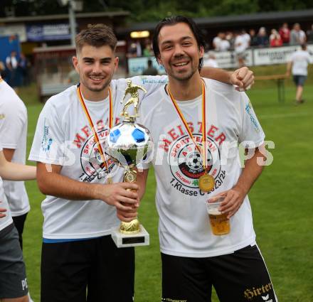 Fussball 1. Klasse C. Ludmannsdorf gegen Oberglan.. Meisterjubel   (Ludmannsdorf). Ludmannsdorf, am 9.6.2024.
Foto: Kuess
www.qspictures.net
---
pressefotos, pressefotografie, kuess, qs, qspictures, sport, bild, bilder, bilddatenbank