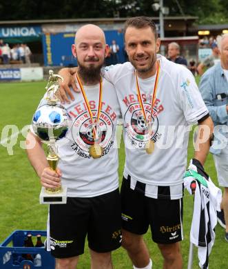 Fussball 1. Klasse C. Ludmannsdorf gegen Oberglan.. Meisterjubel   (Ludmannsdorf). Ludmannsdorf, am 9.6.2024.
Foto: Kuess
www.qspictures.net
---
pressefotos, pressefotografie, kuess, qs, qspictures, sport, bild, bilder, bilddatenbank